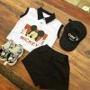 SS56 - Set mickey cotton mềm + quần kaki